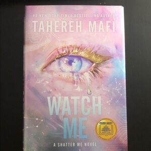 Tahereh Mafi "Watch Me" Hardcover Novel - Pink Purple Cover